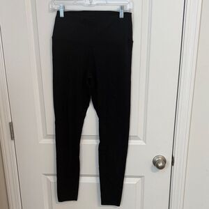 Classic Black High-Rise Leggings - Full Length